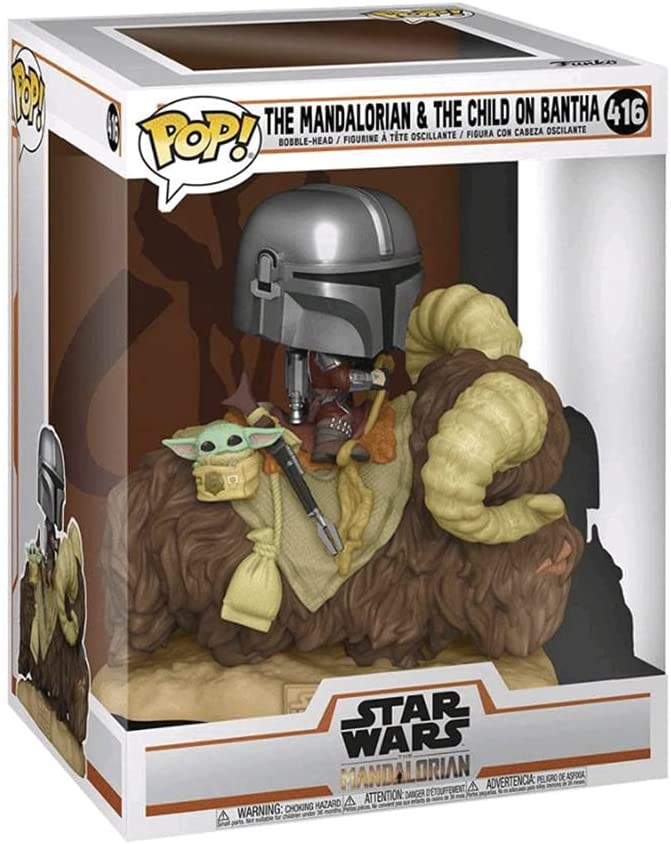 Star Wars The Mandalorian The Mandalorian & The Child On Bantha Funko 52373 Pop! Vinyl #416