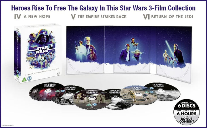 Star Wars Original Trilogy Box Set (Episodes 4-6) [2022] [Region Free] [Blu-ray]