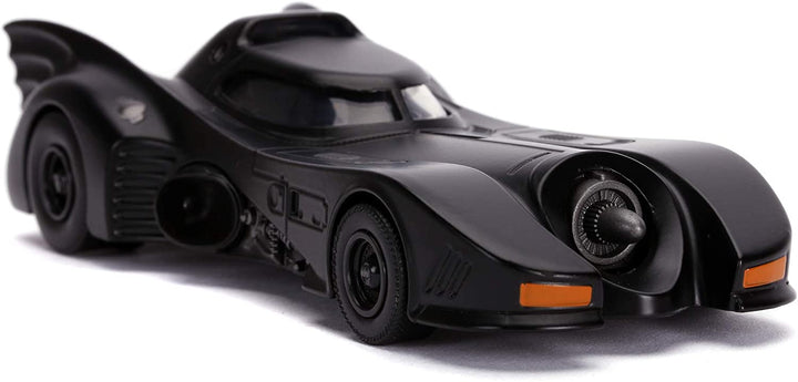 Jada Toys 253213003 Batman 1:32 1989 Batmobile with Figure, Multicolor