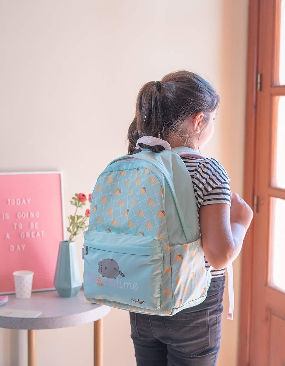 Grupo Erik Unisex Kid's Pusheen Foodie Collection Schoolbag, Backpack Blue