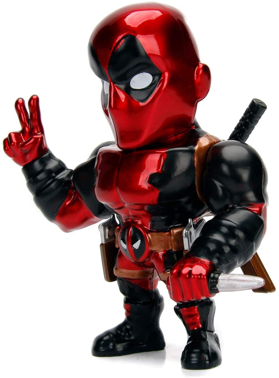 Jada Toys 253221006 Marvel Deadpool 10 cm Collectable Figure Die-Cast Red