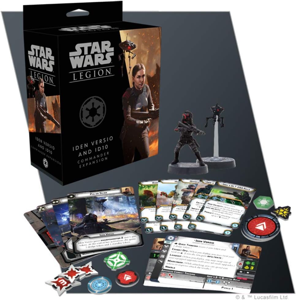 Atomic Mass Games | Iden Versio and ID10 Commander Expansion: Star Wars Legion | Miniatures Game