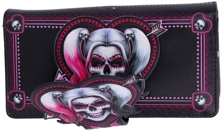 Nemesis Now Little Monster Embossed Purse 18.5cm, Polyurethane, Pink