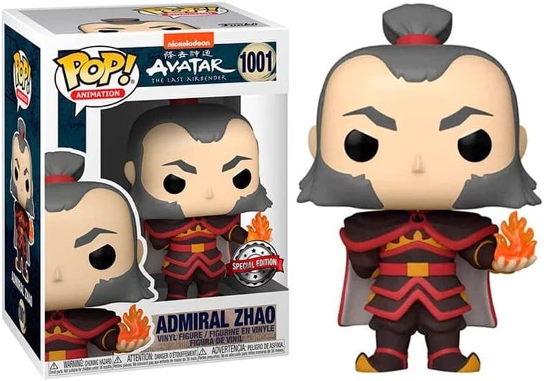 Funko Pop! Animation Avatar: The Last Airbender - Admiral Zhao With Fireball Glow in the Dark Vinyl Figure (56965)