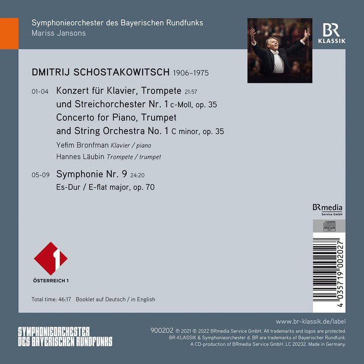 Shostakovich: Concerto for Piano [Yefim Bronfman; Hannes Laubin; Symphonieorches [Audio CD]