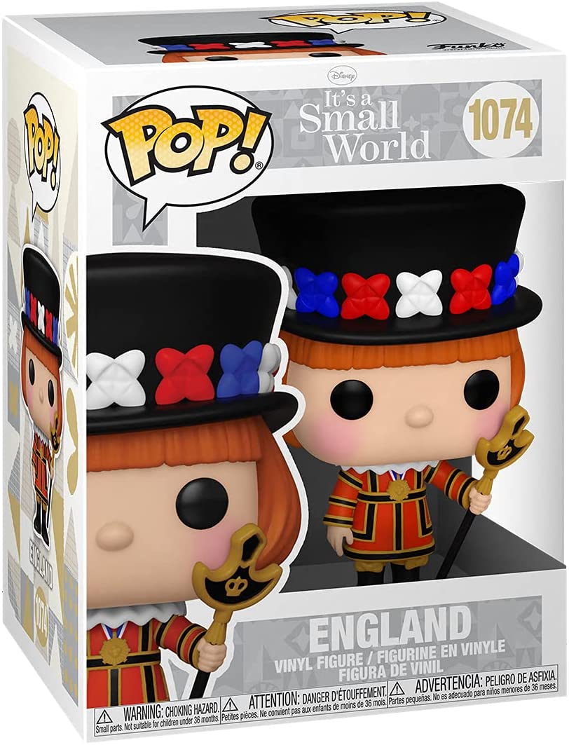 Disney It&#39;s A Small World Engeland Funko 55256 Pop! Vinyl #1074
