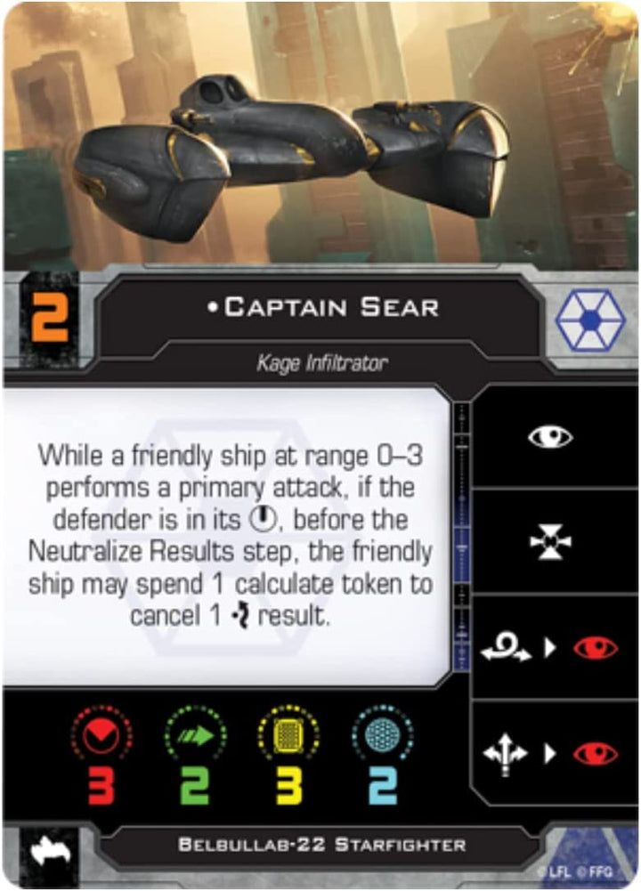 Fantasy Flight Games - Star Wars X-Wing Second Edition: Separatist Alliance: Servants of Strife Squadron Pack