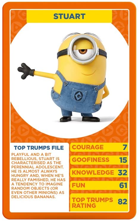 Despicable Me 3 Top Trumps Card Game