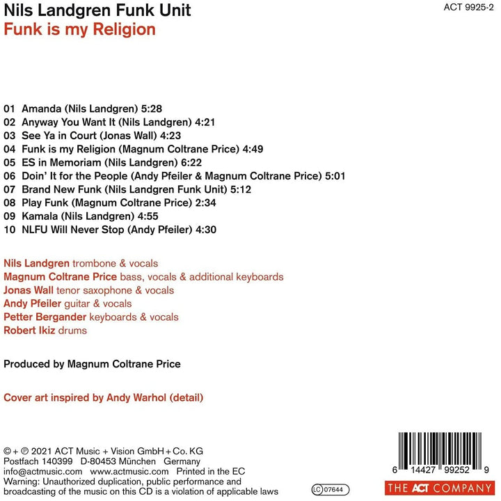 Landgren, Nils -Funk Unit - Funk Is My Religion [Audio CD]