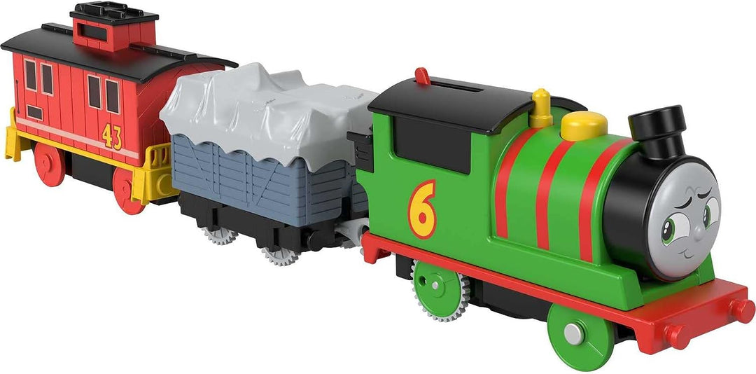 Fisher-Price Thomas & Friends Percy & Brake Car Bruno motorized battery-powered Engine and Brake Car Bruno Rail Vehicle