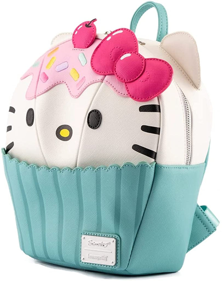 Loungefly Sanrio Hello Kitty Cupcake Adult Womens Double Strap Shoulder Bag Purs