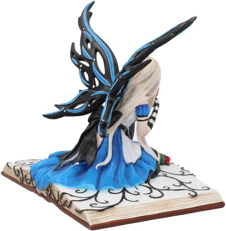 Nemesis Now B3316J7 Alice 19cm Figurine, Resin, Blue, One Size