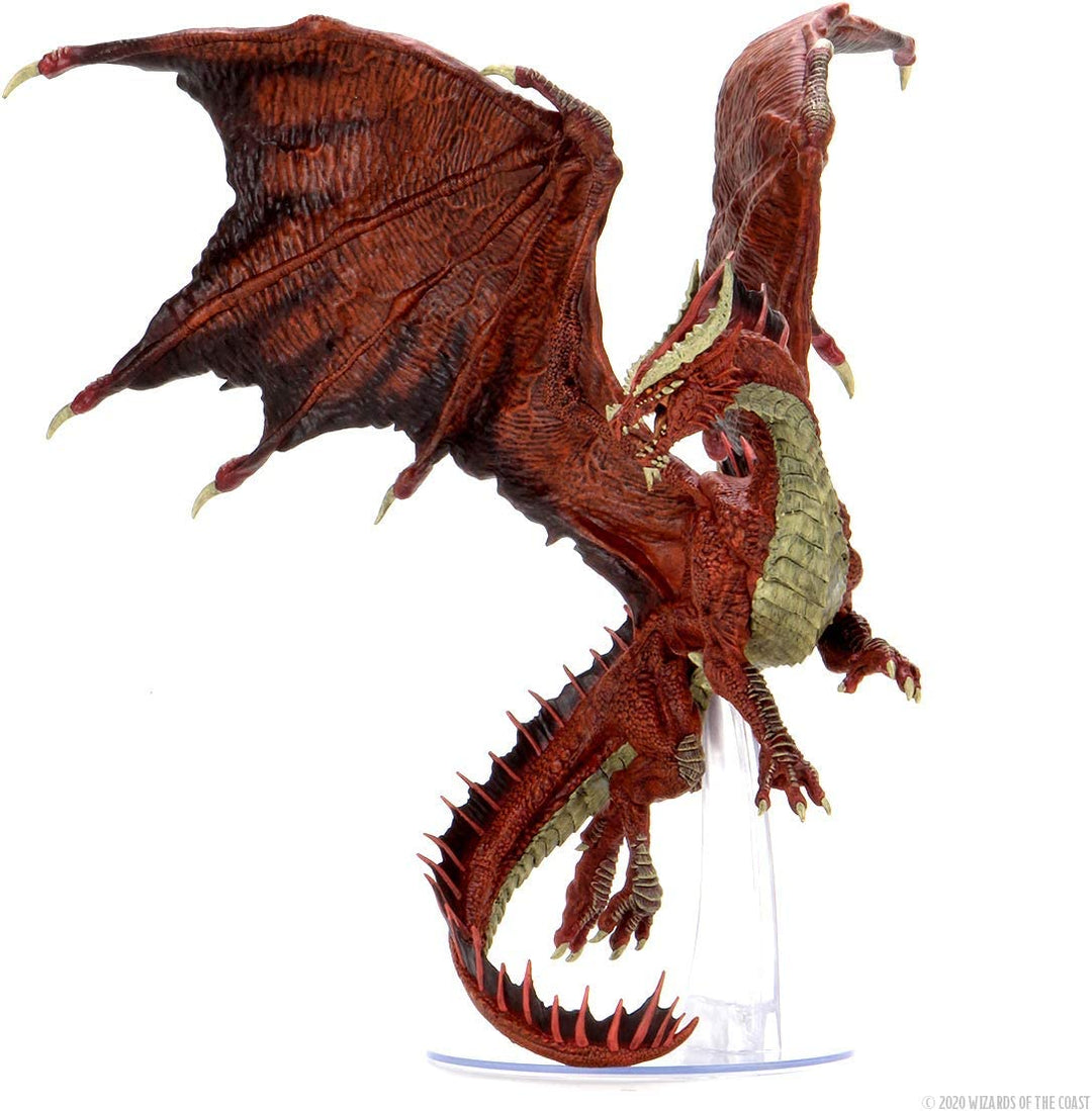 Wiz Kids | D&D Icons of the Realms: Adult Red Dragon Premium Figure | Miniature Game