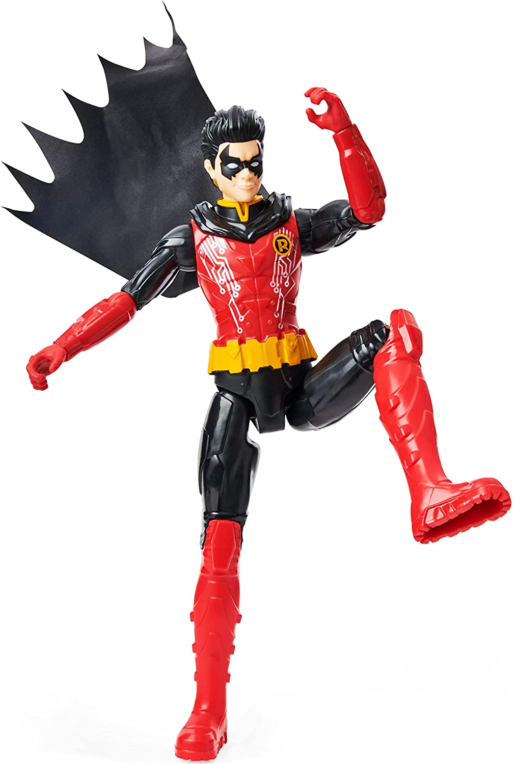 DC Comics Batman 12-inch Robin Action Figure (Red/Black Suit), Kids Toys for Boy