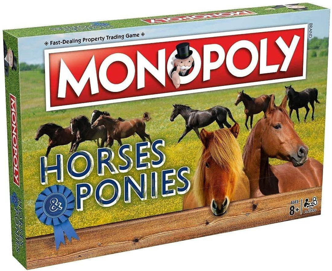 Winning Moves Horses and Ponies Monopoly Board Game - Yachew