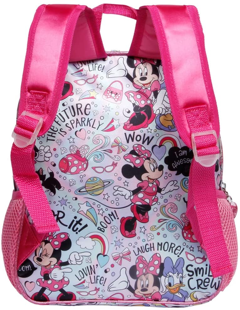 Minnie Mouse Laugh-Small 3D Backpack, Pink