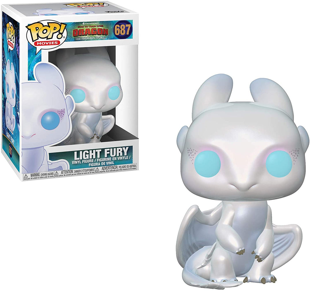 Dreamworks How To Train Your Dragon The Hidden World Light Fury Funko 36369 Pop! Vinyl #687