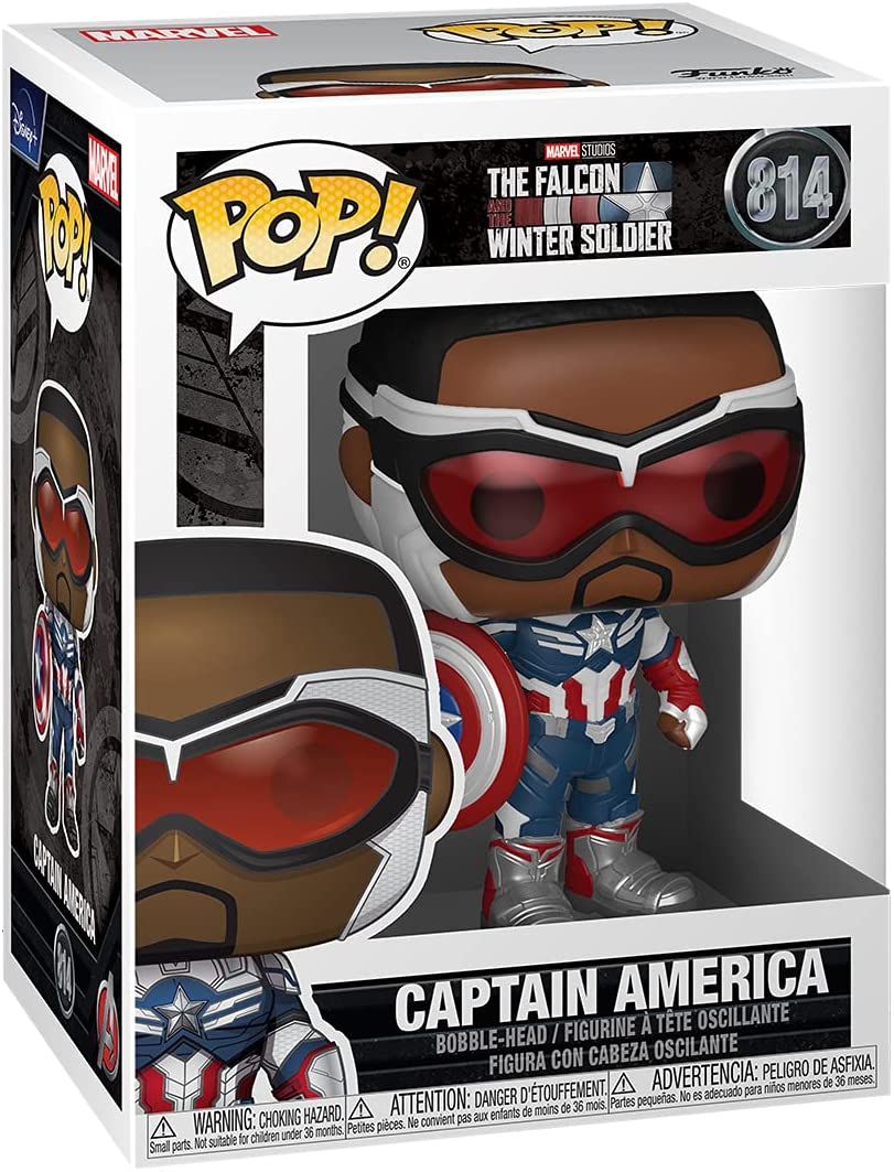 Marvel Studios The Falcon and The Winter Soldier Captain America Funko 51630 Pop! VInyl # 814