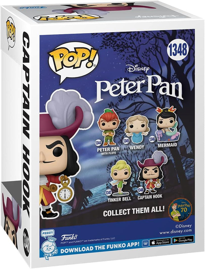 Funko POP! Disney: Peter Pan 70th - Captain Hook - Collectable Vinyl Figure