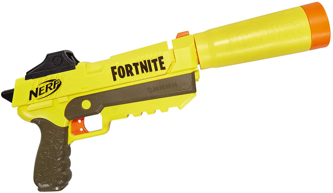 Nerf Fortnite SP L Blaster met afneembare loop en 6 officiële Fortnite Elite