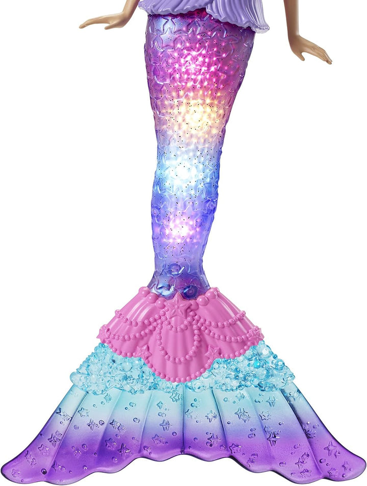 Barbie Dreamtopia Twinkle Lights Mermaid Doll with Light-Up Feature, 3 to 7 Year