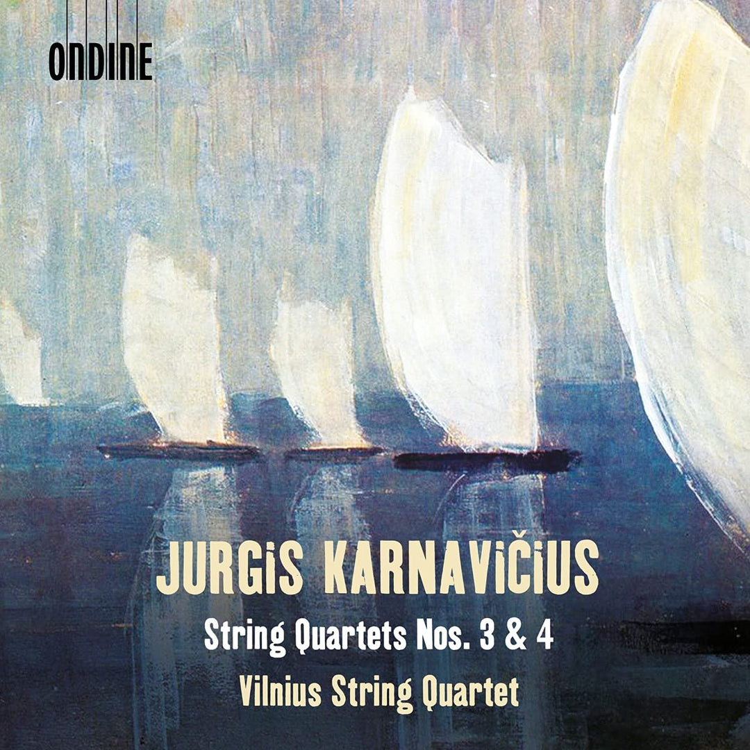 Vilnius String Quartet - Karnaviius: String Quartets Nos. 3 & 4 [Vilnius String Quartet] [Ondine: ODE 1387-2] [Audio CD]