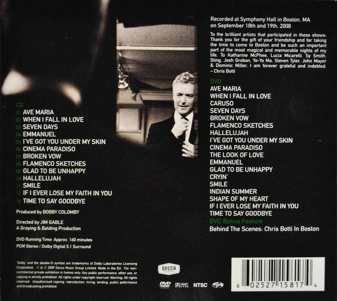 Chris Botti Live In Boston - Chris Botti [Audio CD]