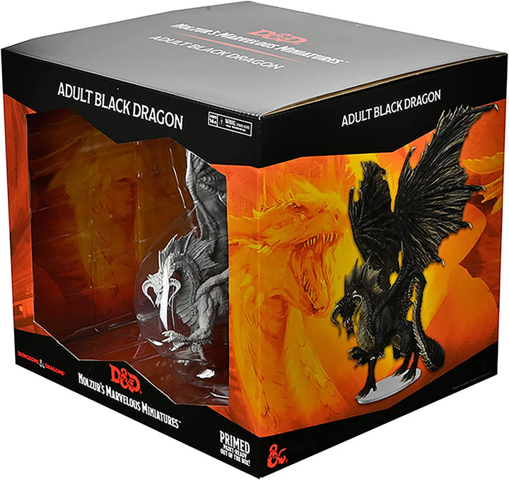 D&D Nolzur's Marvelous Miniatures: Adult Black Dragon | WizKids Dungeons