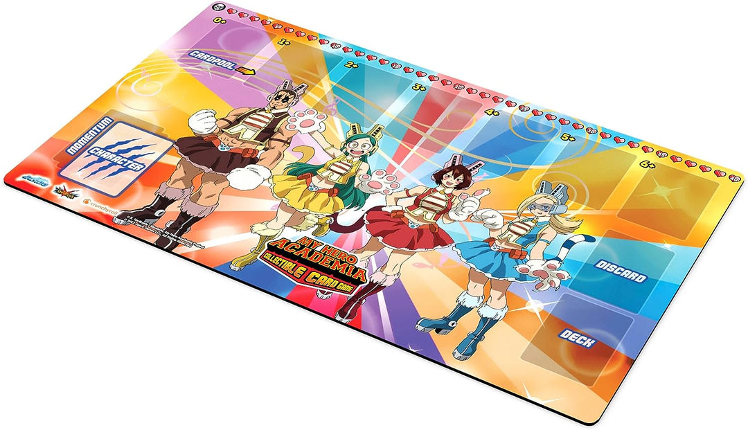 Jasco Games | My Hero Academia CCG: Wild Wild Pussycats Play Mat | Accessory