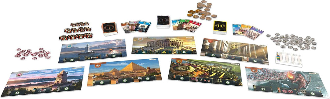 7 Wonders 2nd Edition Board Game - Strategic Civilization Building for Ages 10+ (SV01EN)