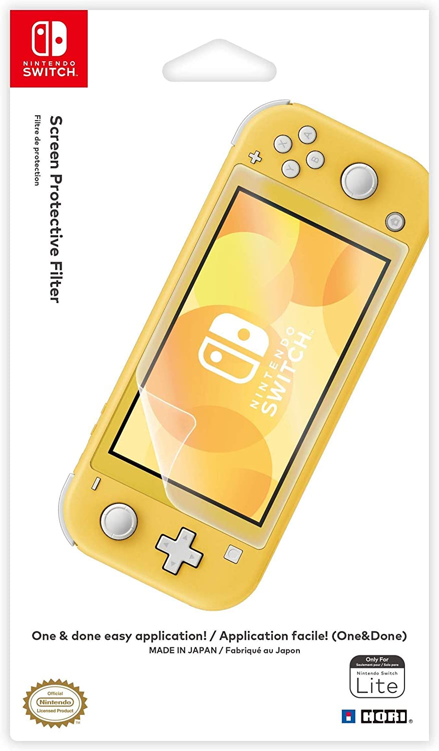 Filtro protector de pantalla Hori para Nintendo Switch Lite