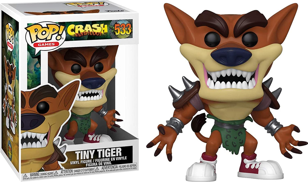 Crash Bandicoot Tiny Tiger Funko 43444 Pop! Vinilo #533