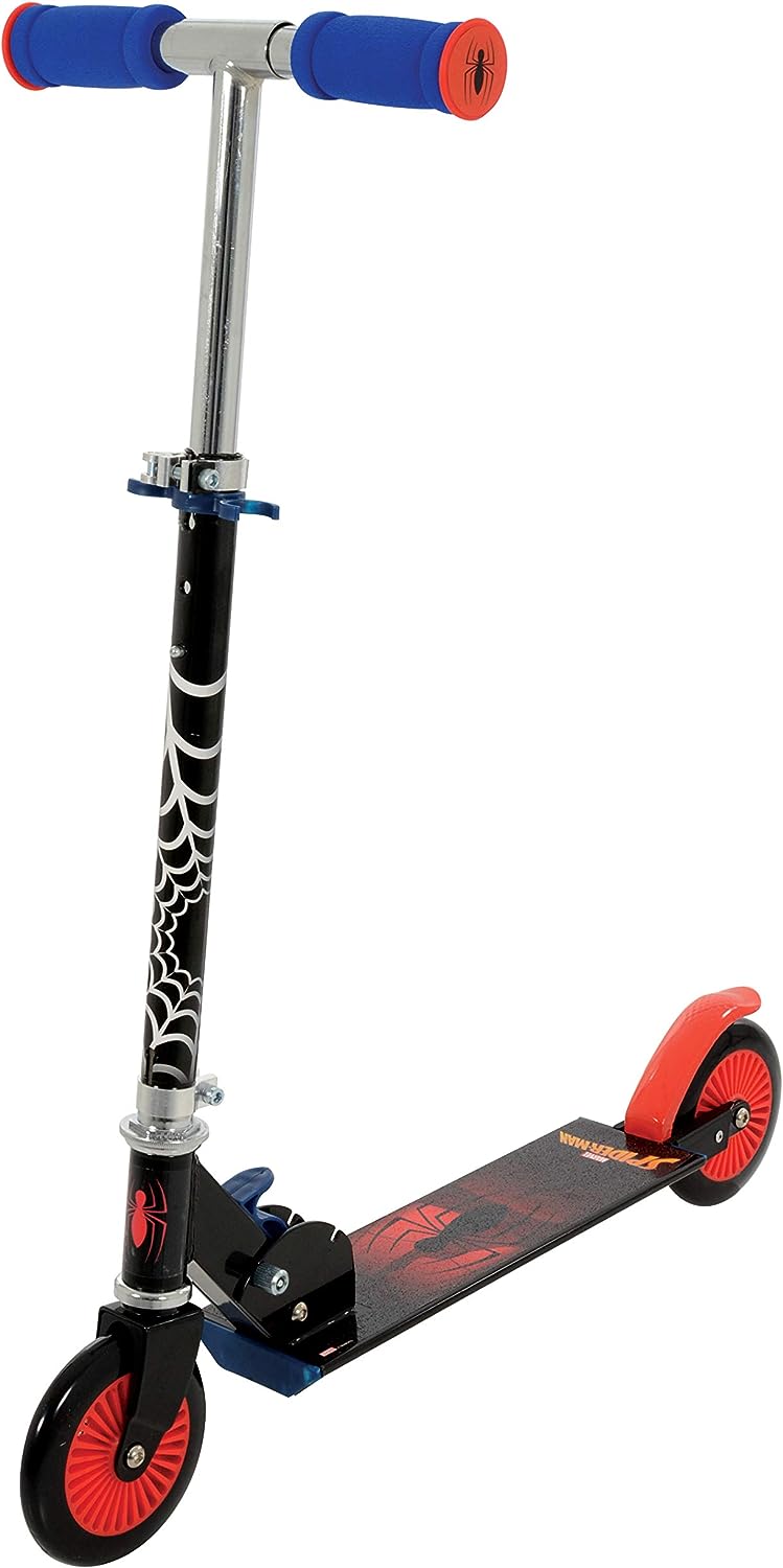 Spiderman M004009 Spider-Man Inline Scooter, Red