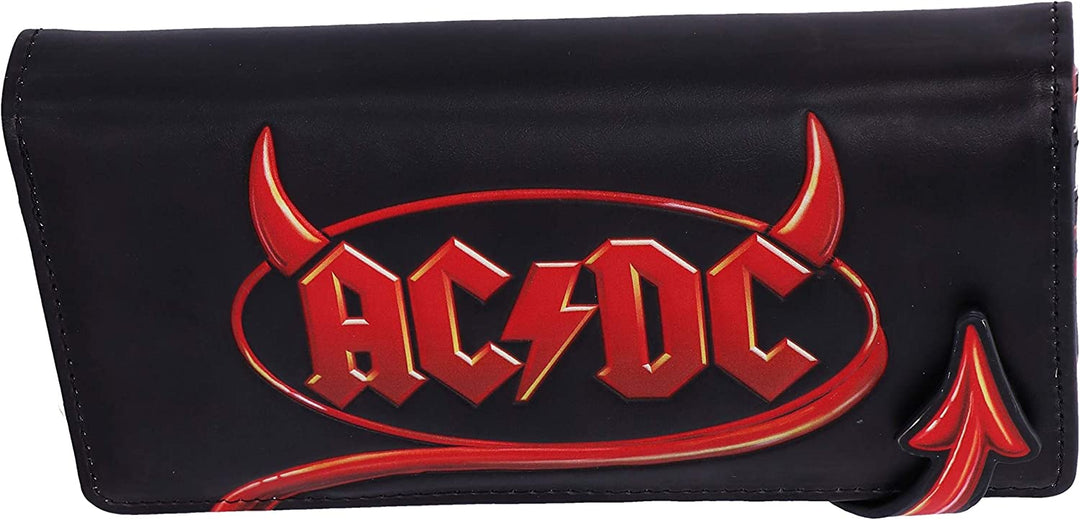 Nemesis Now Officially Licensed AC/DC Logo Lightning Embossed Purse Wallet, Poly