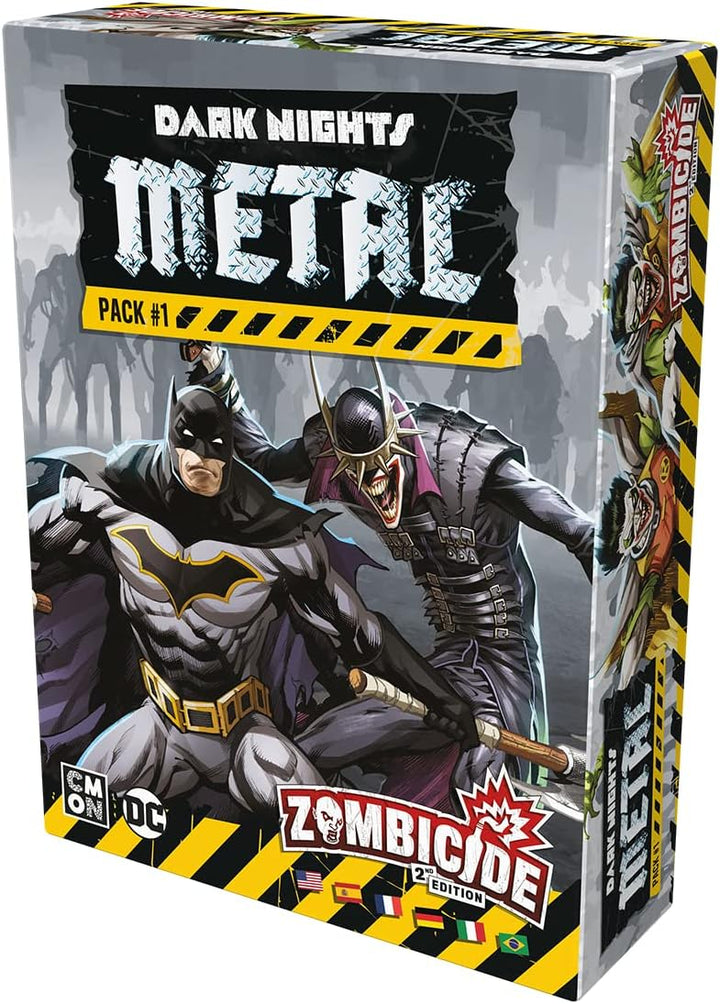 CMON Zombicide Dark Nights Metal Pack #1 | Set of Justice League Miniatures Comp