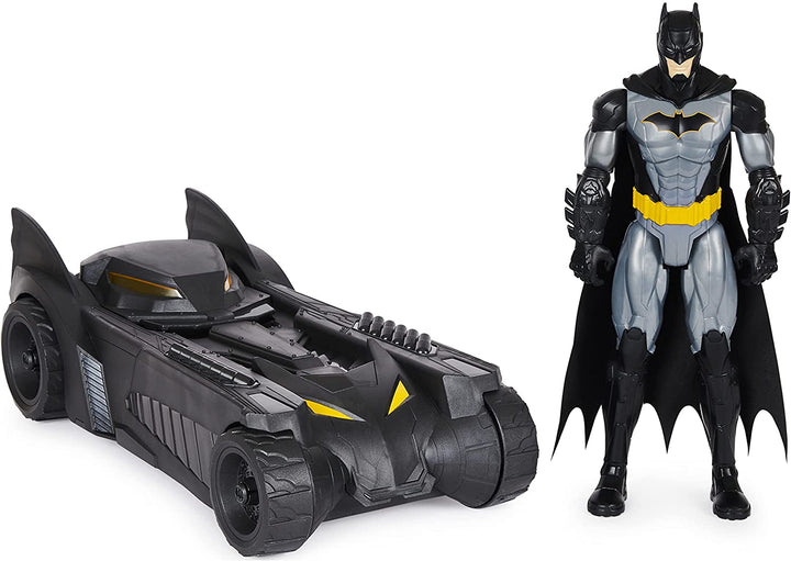 Batman 6058417 DC Comics Batmobile Vehicle and Articulated Figurine 30 cm - Children's Toy 4 Years and Over