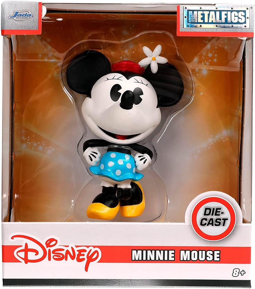 Jada Minnie Mouse Metal Minnie Figurine, 10 cm, Disney, Collection