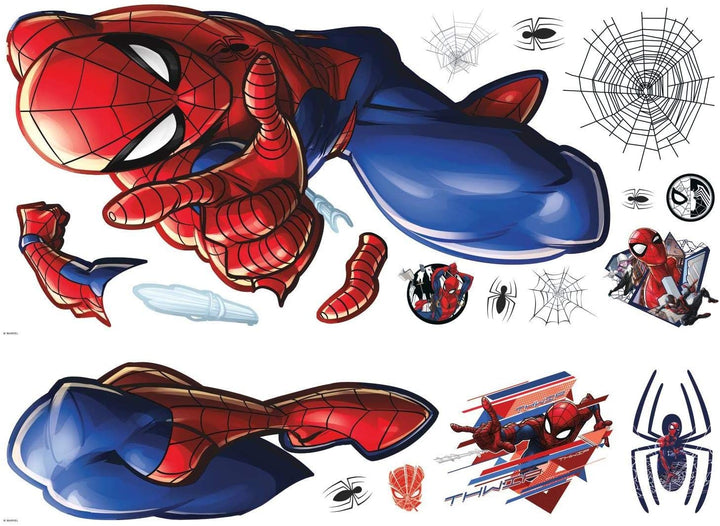 Giant Repositionable Spiderman Sticker