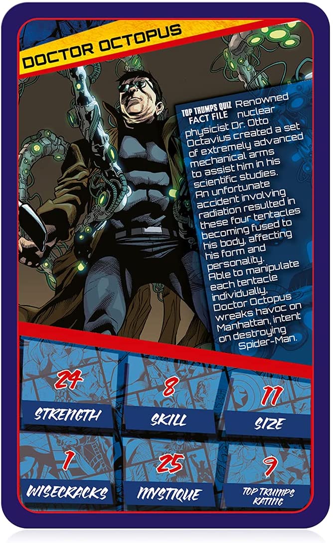 Marvel Universe Top Trumps Specials Card Game