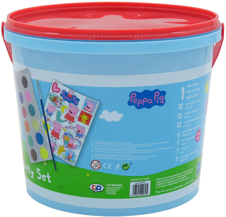 CYP - Peppa Pig Activity Cube Set 46 Pieces, Multicoloured (GS-46-PG)