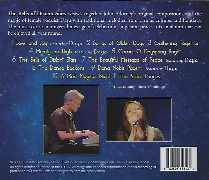 John Adorney - The Bells Of Distant Stars [Audio CD]