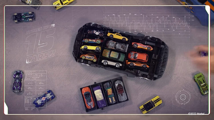 Hot Wheels 2-in-1 Race 'n Haul Car Case