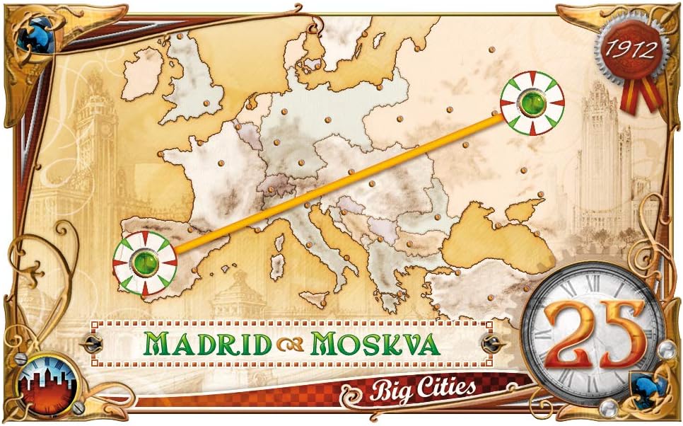 Days of Wonder Ticket to Ride: Europe 1912 Expansion – Strategy Board Game for 2-5 Players 10