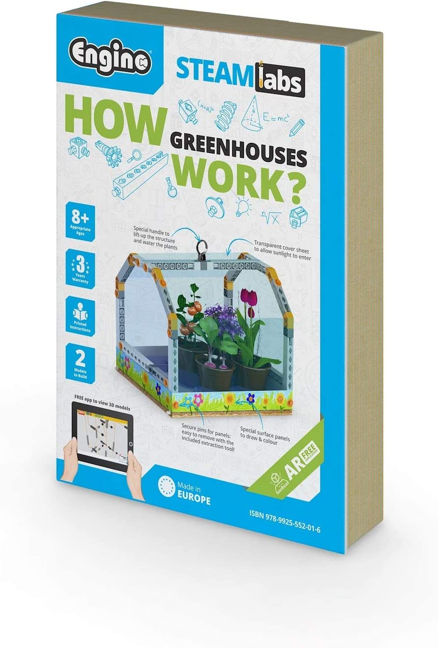 Engino - STEAM Labs Toys - How Greenhouses work? | Educational Science Kits for