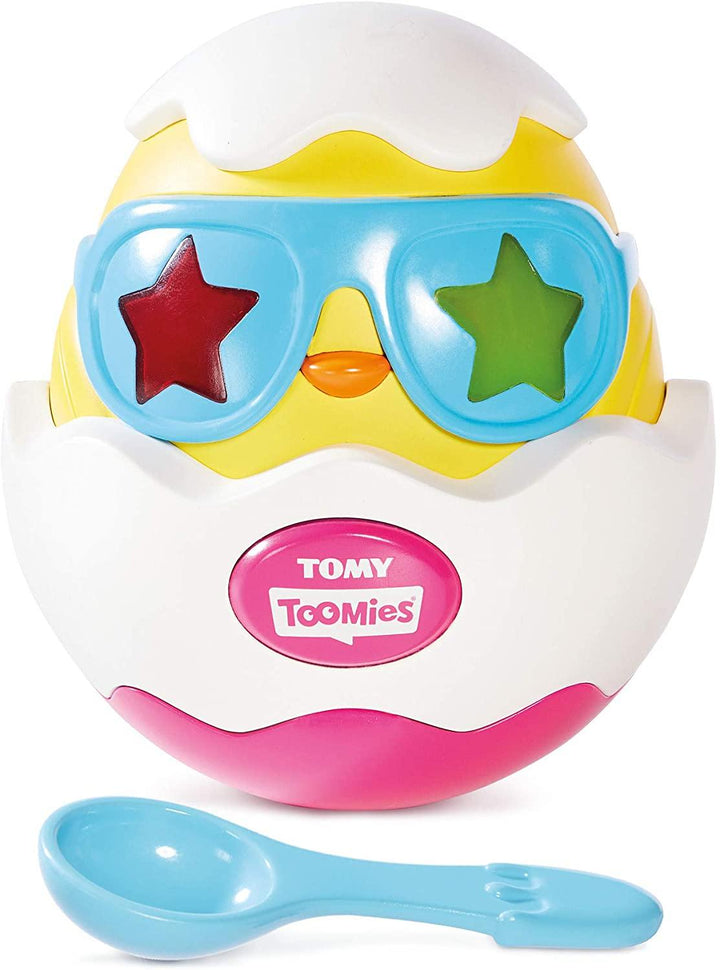 Toomies E72816C Beat It Egg Musical Baby Sensory Toys with Lights and Sounds - Yachew