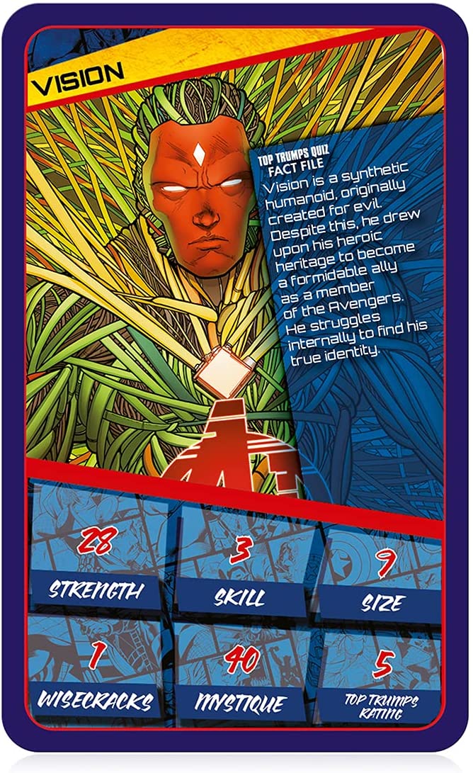 Marvel Universe Top Trumps Specials Card Game