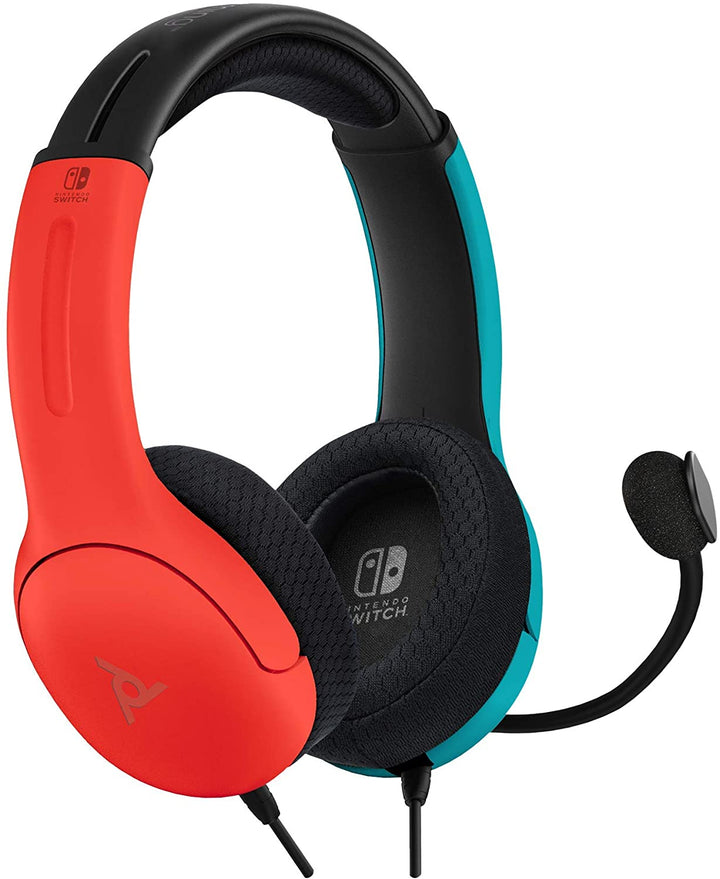 PDP LVL40 Wired Stereo Headset for NS -Joycon Blue/Red