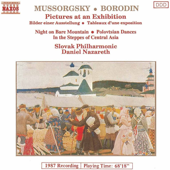 Mussorgsky: Pictures at an Exhibition; Night on the Bare Mountain; Borodin: In the Steppes of Central Asia [Audio CD]