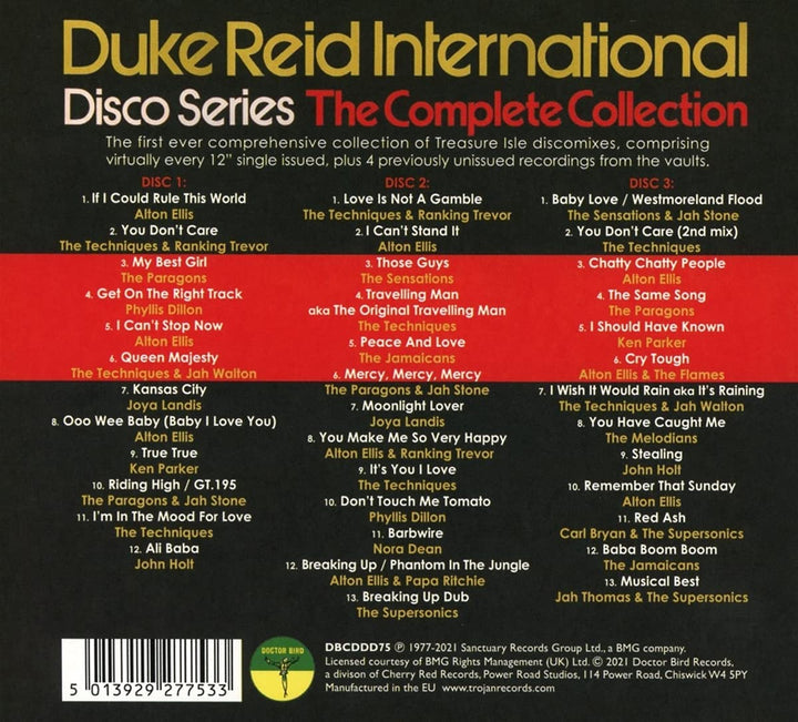 Duke Reid International Disco Series [Audio CD]