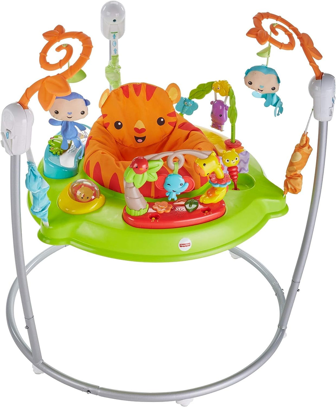 Fisher-Price Roarin' Rainforest Jumperoo, Infant Activity Center with music, lights and sounds